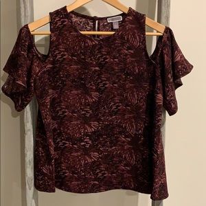 Chelsea28 Cold-shoulder Top